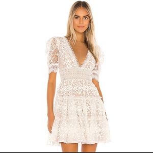 Bronx and Banco white dress